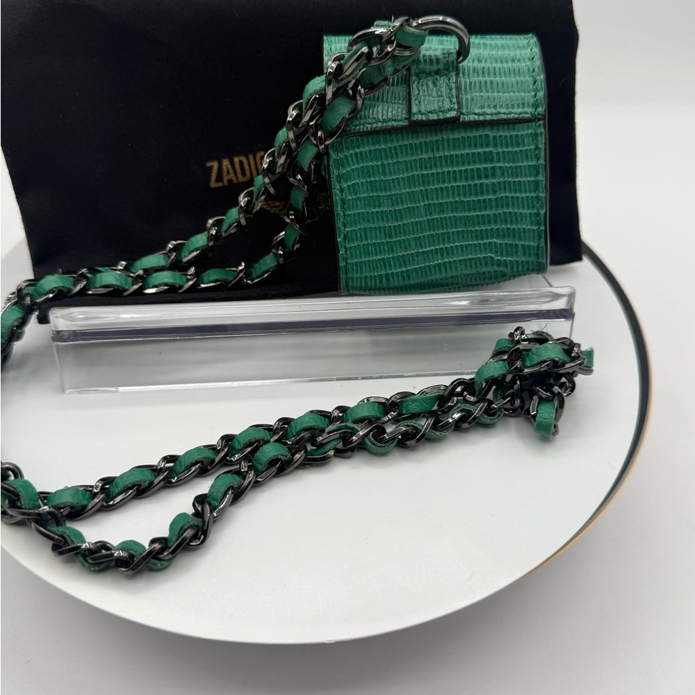 Zadig & Voltaire Emerald Mini Bag with Chain - Picture 8 of 11